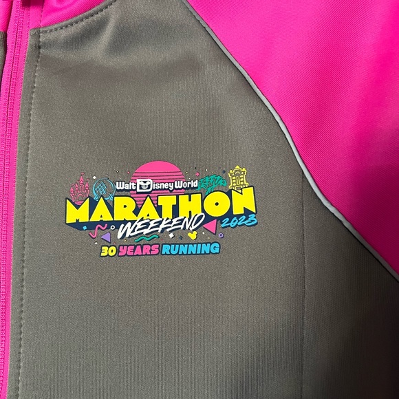 Walt Disney World 2023 marathon weekend zip up jacket. - Picture 3 of 7